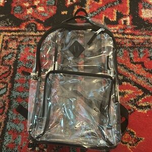 Clear backpack
